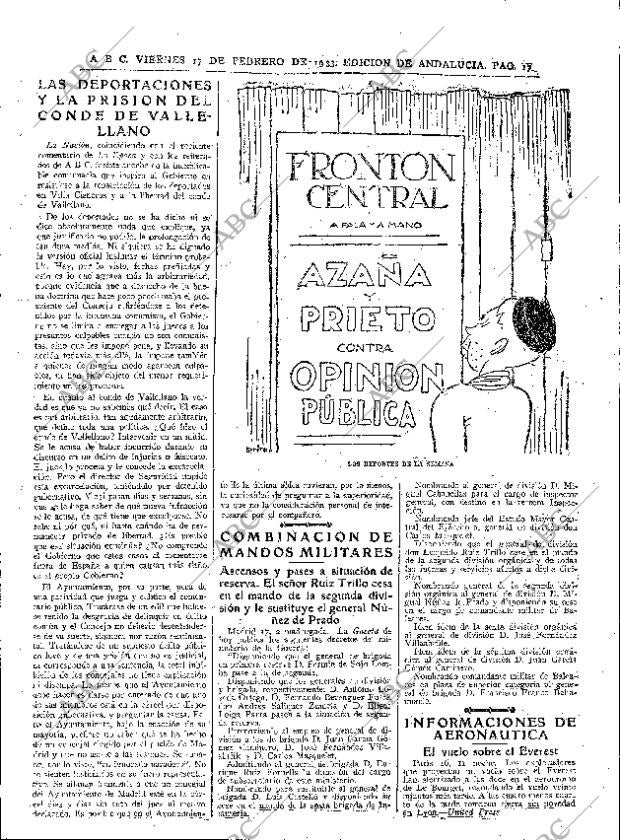 ABC SEVILLA 17-02-1933 página 17