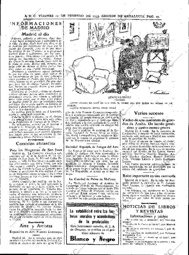 ABC SEVILLA 17-02-1933 página 27