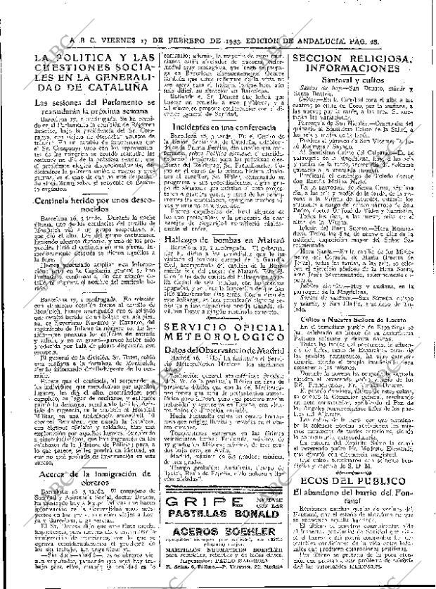 ABC SEVILLA 17-02-1933 página 28