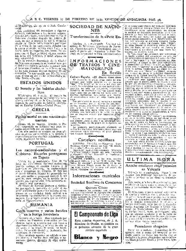 ABC SEVILLA 17-02-1933 página 32