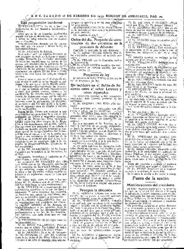 ABC SEVILLA 18-02-1933 página 20