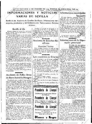 ABC SEVILLA 18-02-1933 página 23
