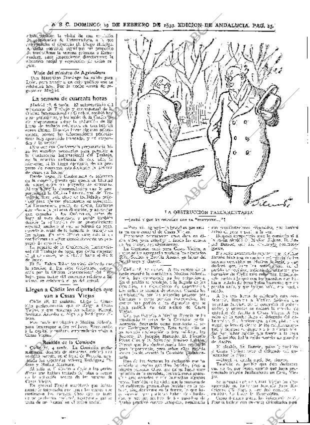 ABC SEVILLA 19-02-1933 página 23