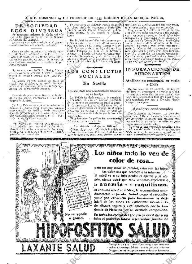 ABC SEVILLA 19-02-1933 página 26