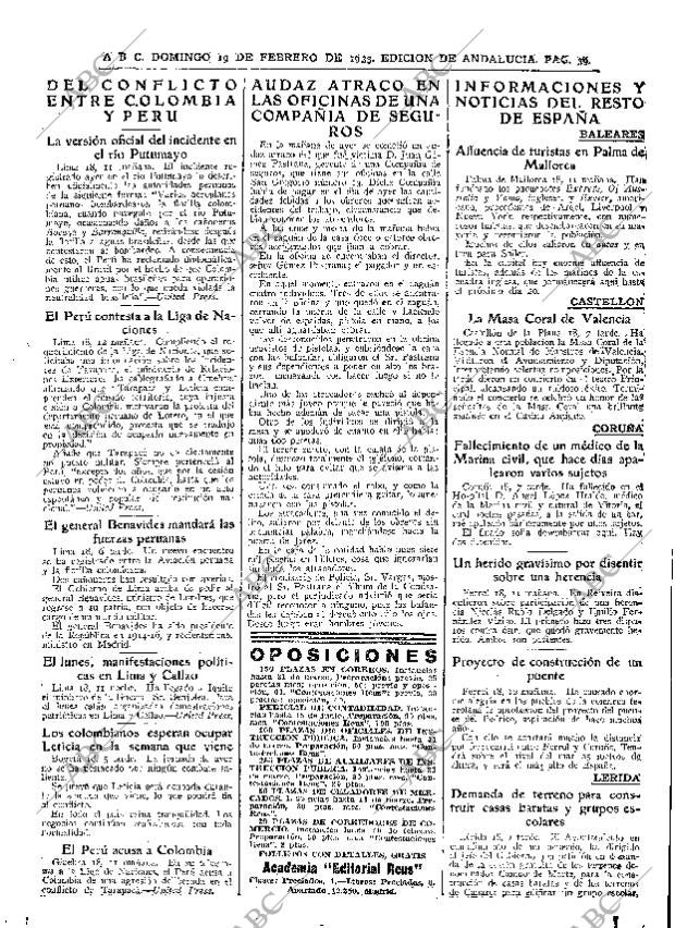 ABC SEVILLA 19-02-1933 página 39