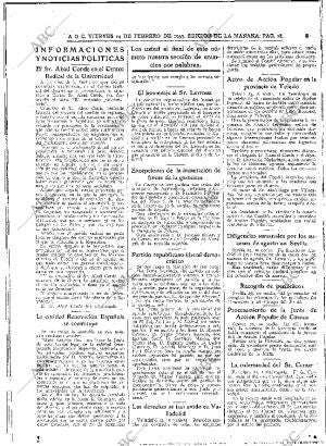 ABC MADRID 24-02-1933 página 18