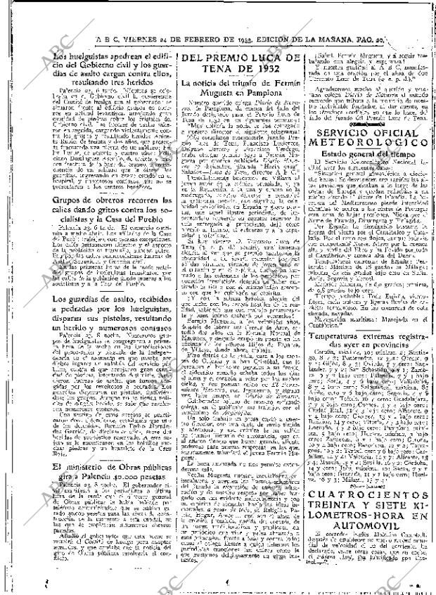 ABC MADRID 24-02-1933 página 20
