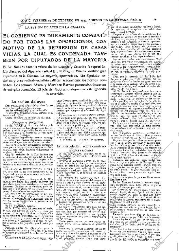 ABC MADRID 24-02-1933 página 21