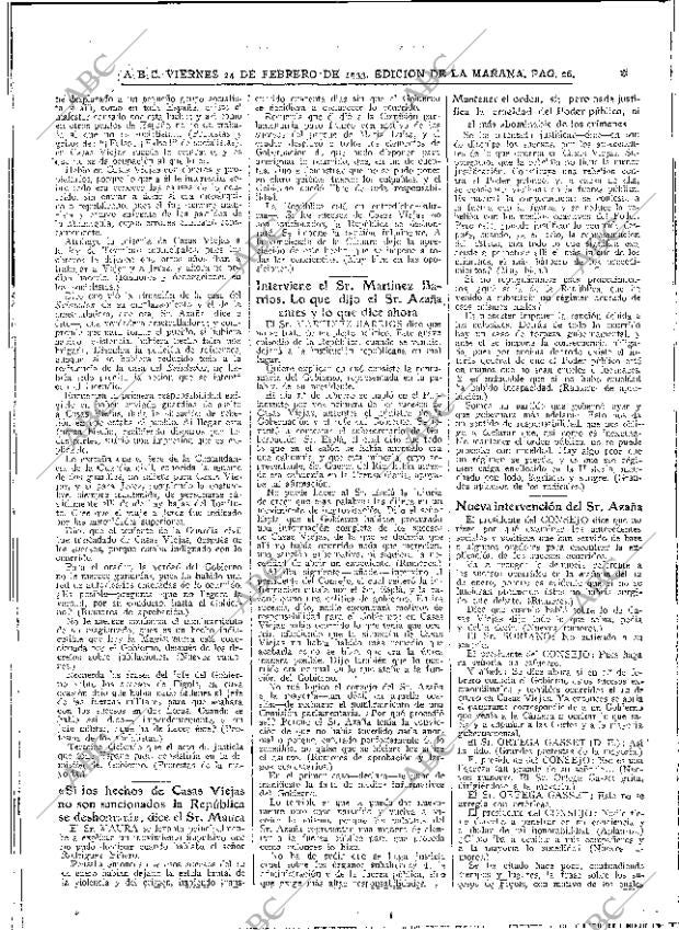 ABC MADRID 24-02-1933 página 26