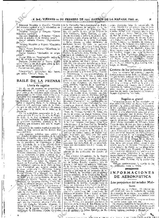 ABC MADRID 24-02-1933 página 40