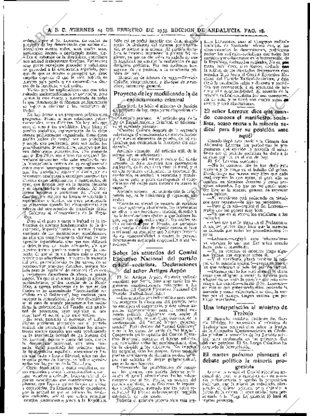 ABC SEVILLA 24-02-1933 página 18