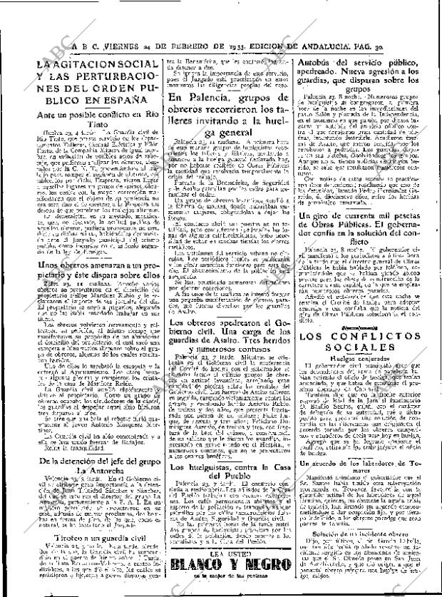 ABC SEVILLA 24-02-1933 página 30