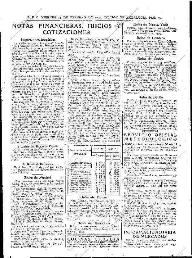 ABC SEVILLA 24-02-1933 página 33