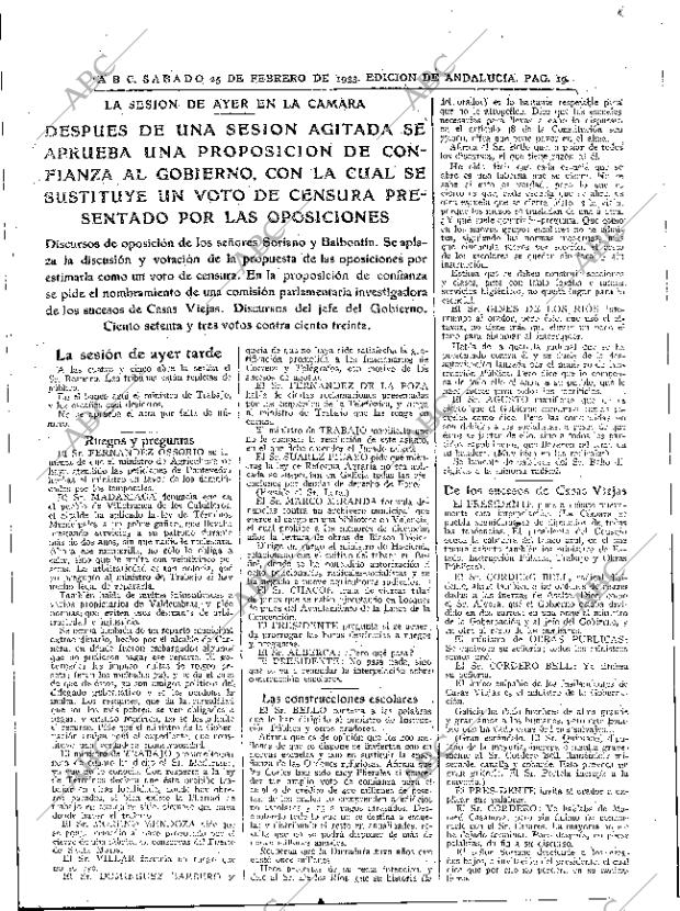 ABC SEVILLA 25-02-1933 página 19