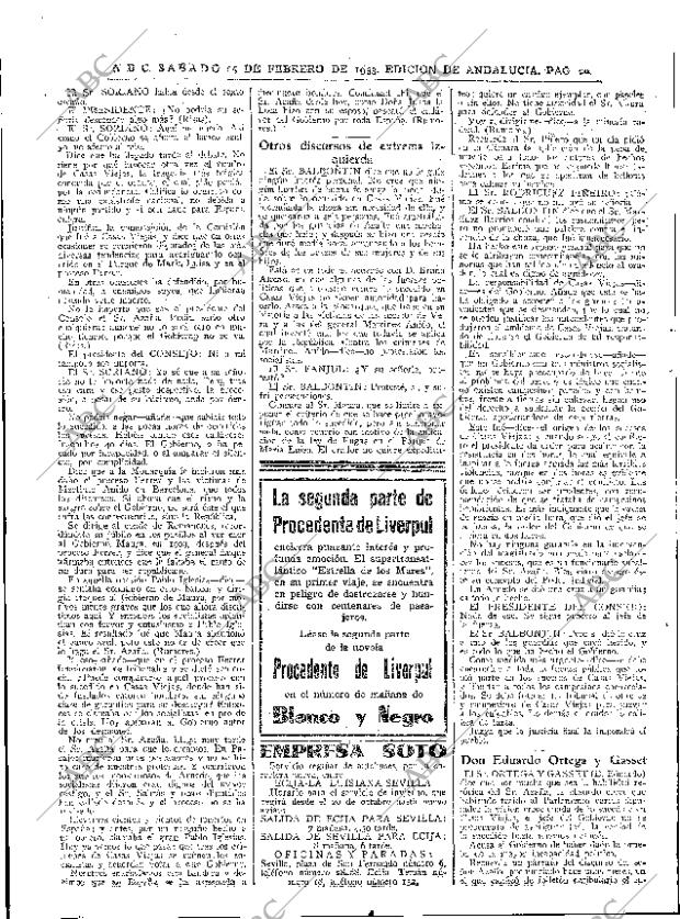 ABC SEVILLA 25-02-1933 página 20