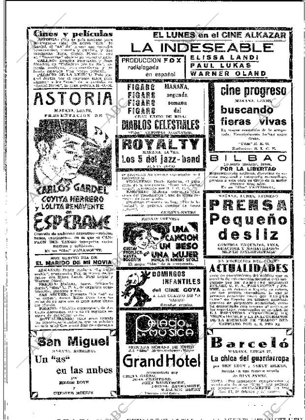 ABC MADRID 26-02-1933 página 34