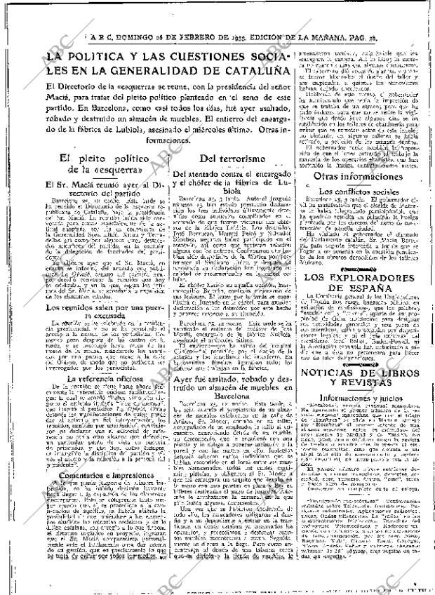 ABC MADRID 26-02-1933 página 38