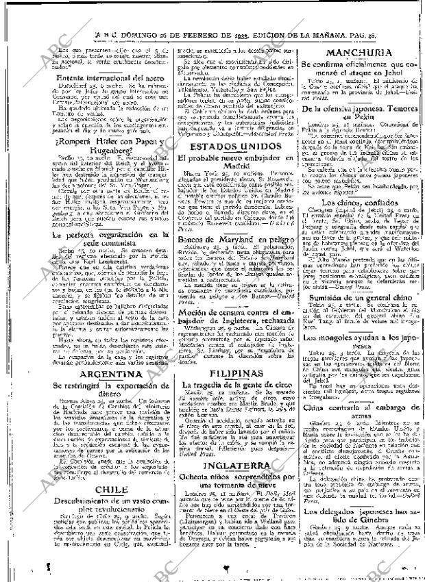 ABC MADRID 26-02-1933 página 46