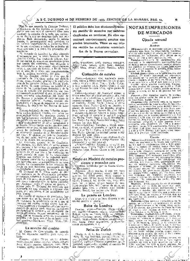 ABC MADRID 26-02-1933 página 54