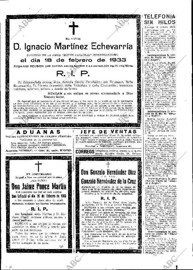 ABC MADRID 26-02-1933 página 65