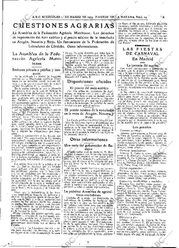 ABC MADRID 01-03-1933 página 29