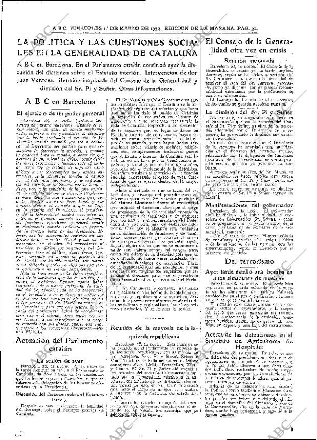 ABC MADRID 01-03-1933 página 31