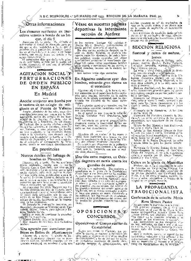 ABC MADRID 01-03-1933 página 32