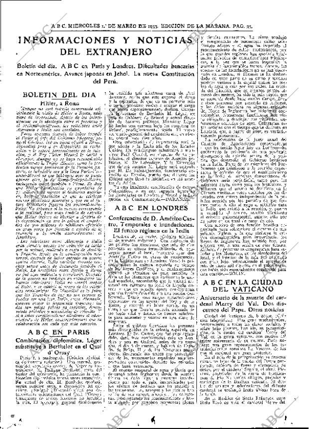 ABC MADRID 01-03-1933 página 35