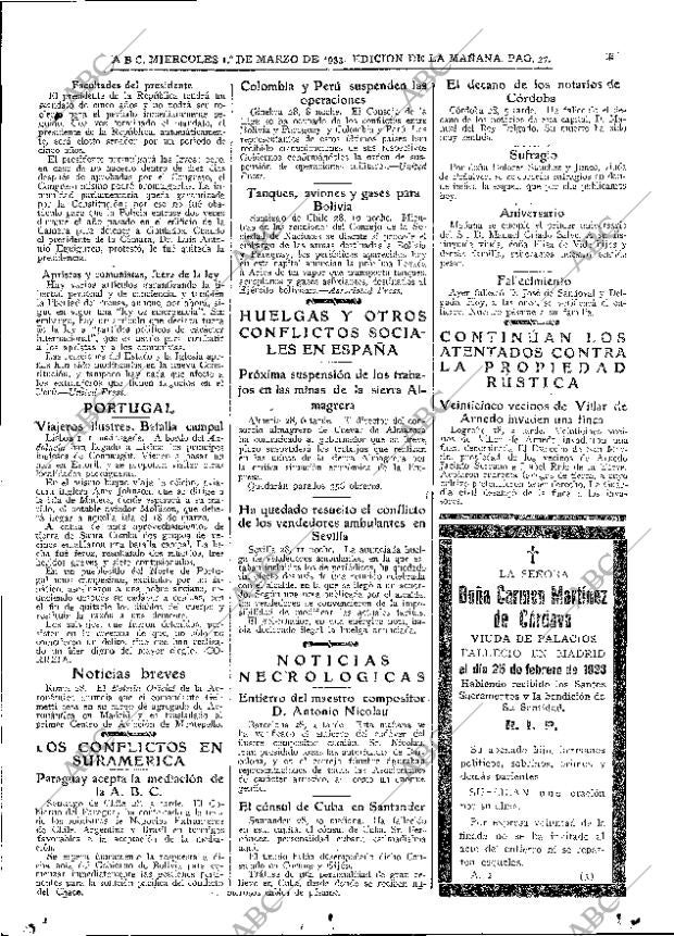 ABC MADRID 01-03-1933 página 37