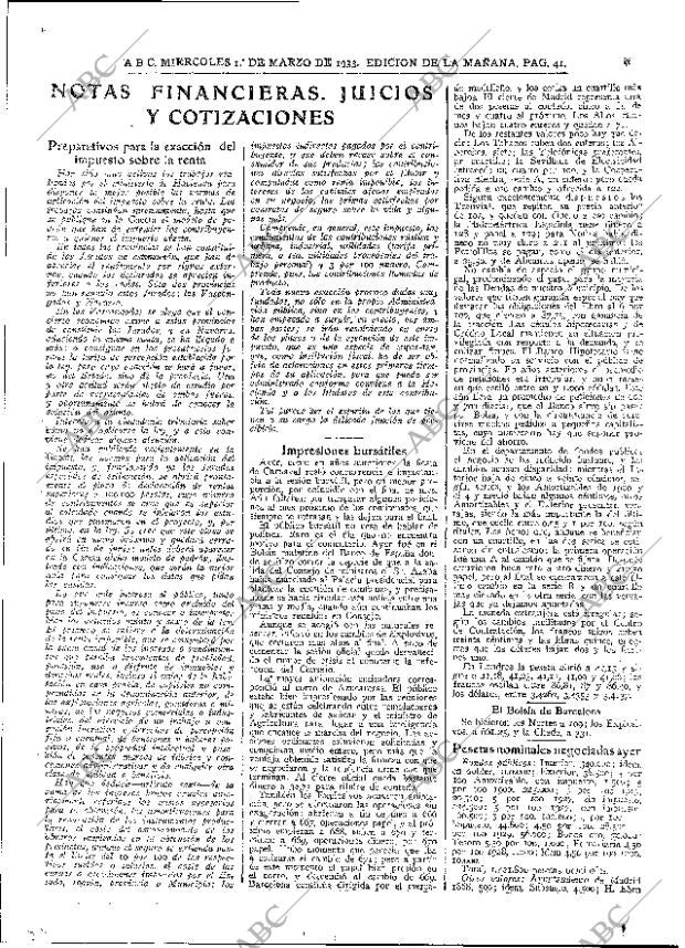 ABC MADRID 01-03-1933 página 41