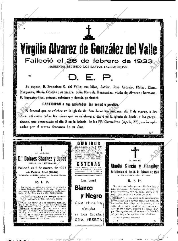 ABC MADRID 01-03-1933 página 52