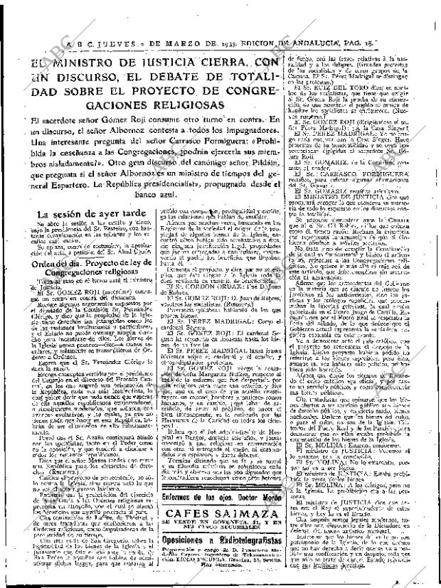 ABC SEVILLA 02-03-1933 página 19