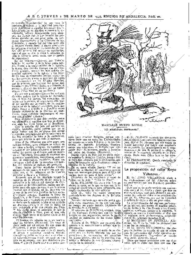 ABC SEVILLA 02-03-1933 página 21