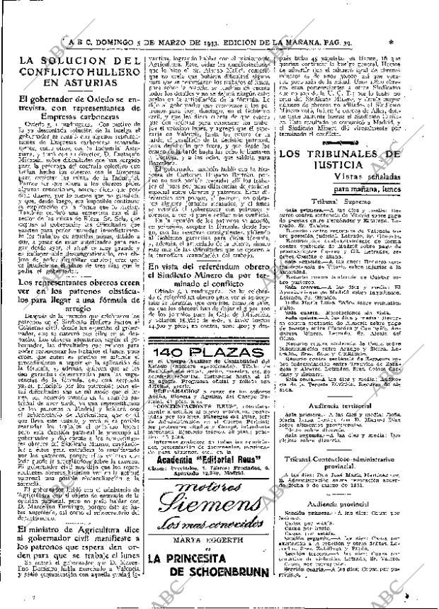 ABC MADRID 05-03-1933 página 39