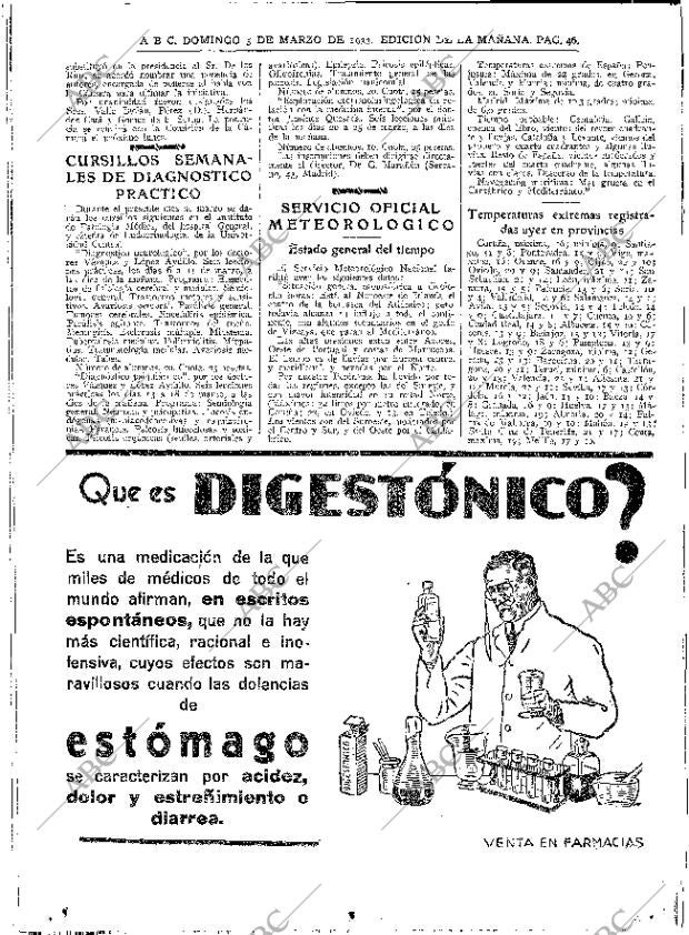 ABC MADRID 05-03-1933 página 46