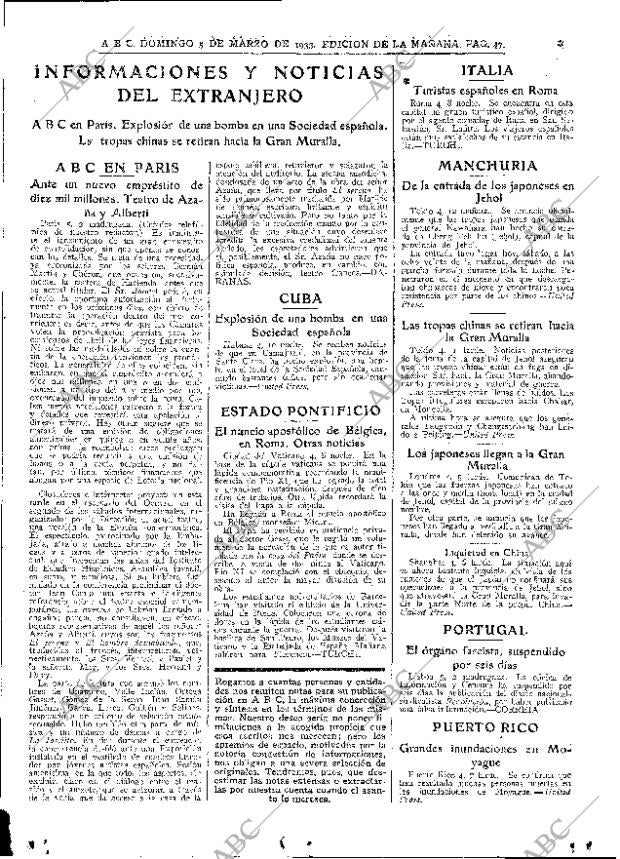 ABC MADRID 05-03-1933 página 47