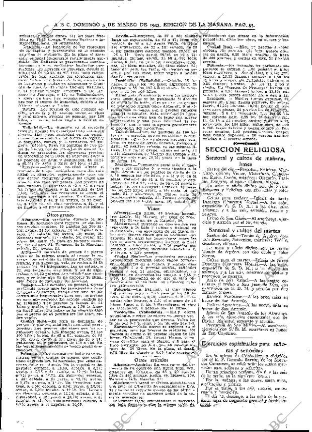 ABC MADRID 05-03-1933 página 55