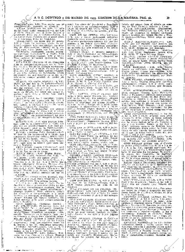 ABC MADRID 05-03-1933 página 58