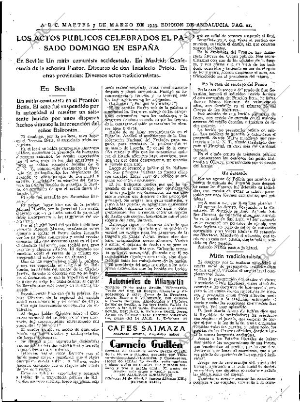 ABC SEVILLA 07-03-1933 página 21