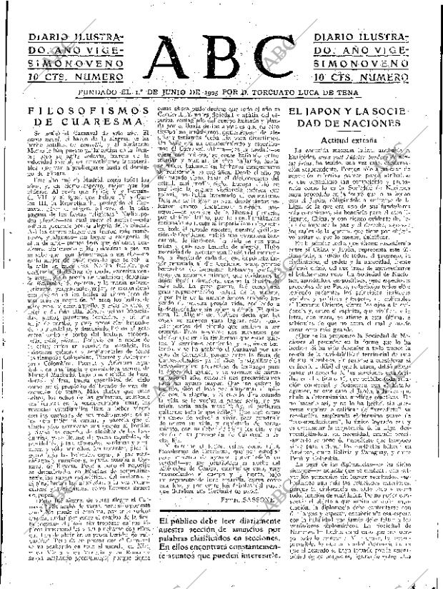 ABC SEVILLA 07-03-1933 página 3