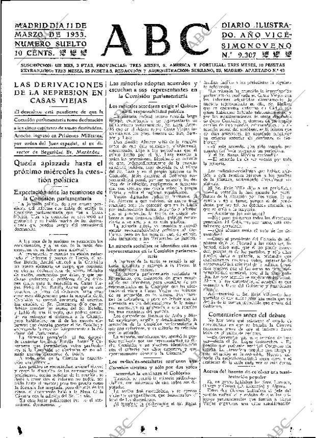 ABC MADRID 11-03-1933 página 15