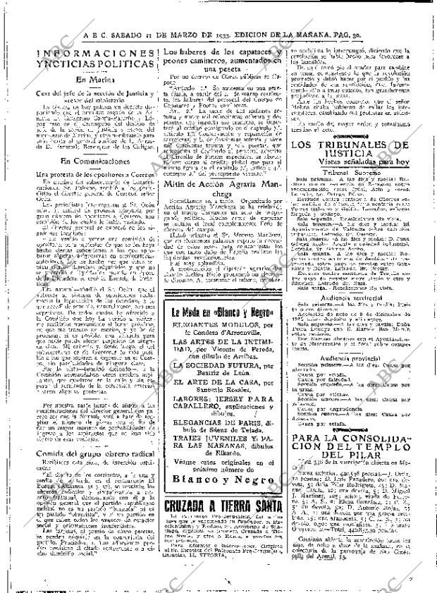 ABC MADRID 11-03-1933 página 30