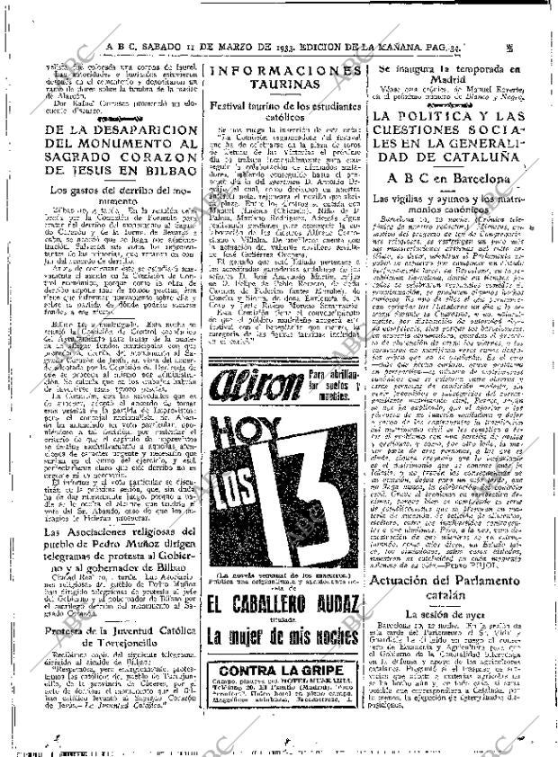ABC MADRID 11-03-1933 página 34