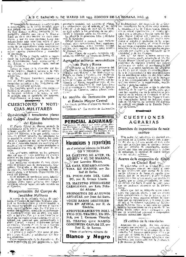 ABC MADRID 11-03-1933 página 35