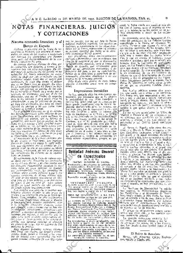 ABC MADRID 11-03-1933 página 41