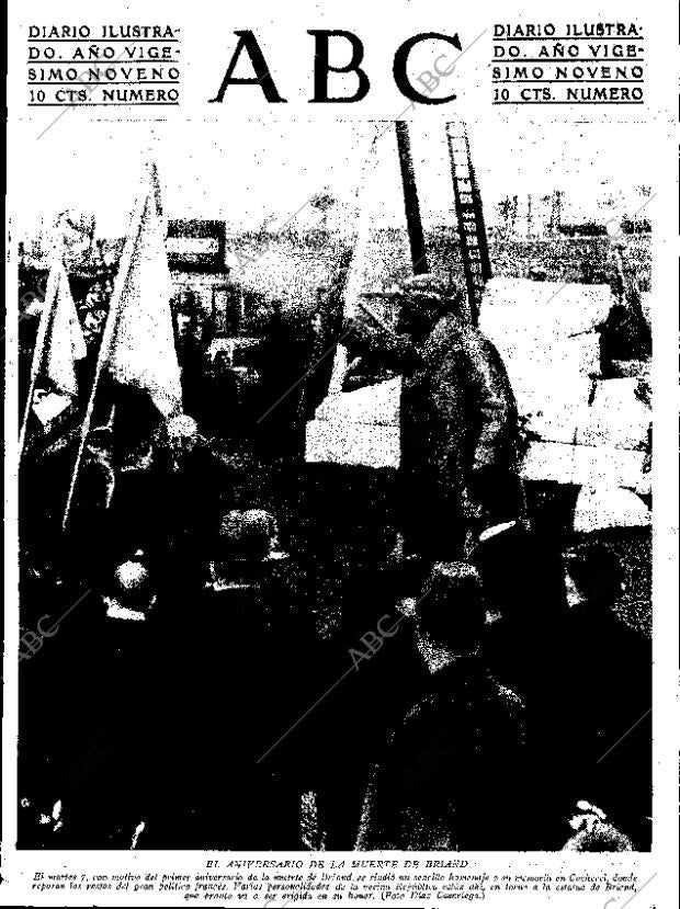 ABC SEVILLA 11-03-1933 página 1