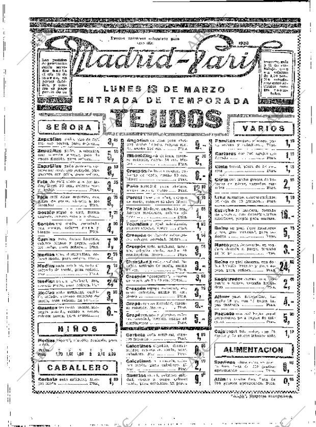 ABC MADRID 12-03-1933 página 42