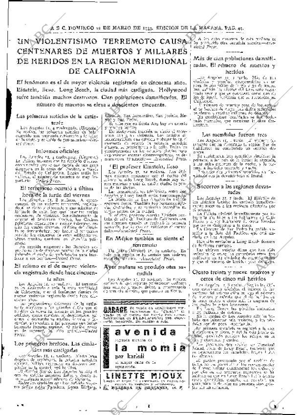ABC MADRID 12-03-1933 página 49