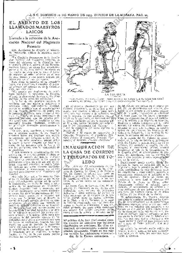 ABC MADRID 12-03-1933 página 51