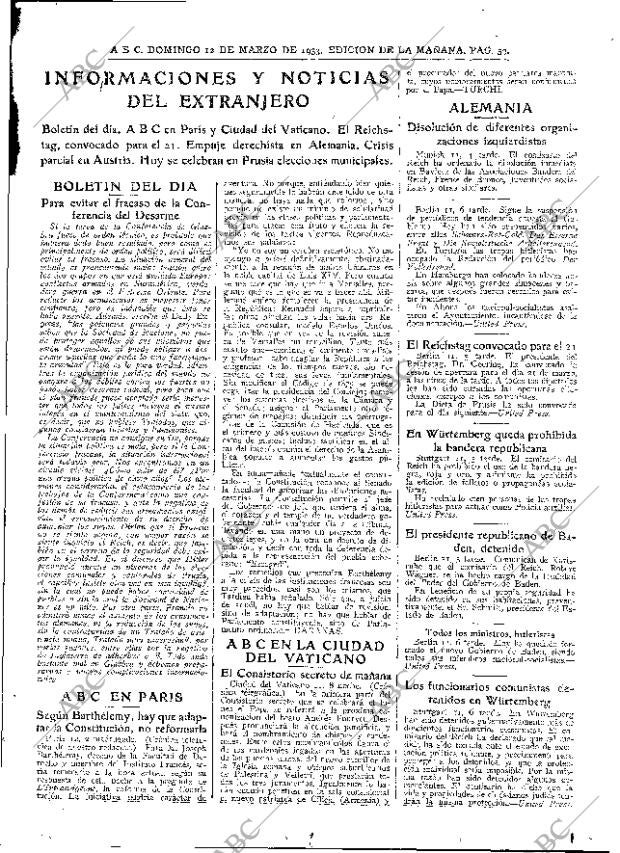 ABC MADRID 12-03-1933 página 59